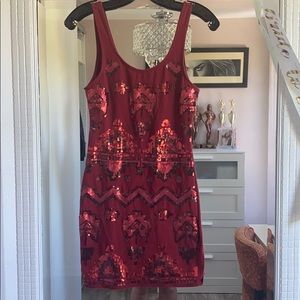 💄💋 Wet Seal Sequin Bodycon Dress